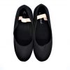 Dttrol Black Canvas Character Shoes 1" Heel